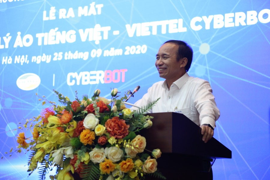 Cục phó Cục Tin học hóa Bộ TT-TT Nguyễn Trọng Đường phát biểu tại sự kiện