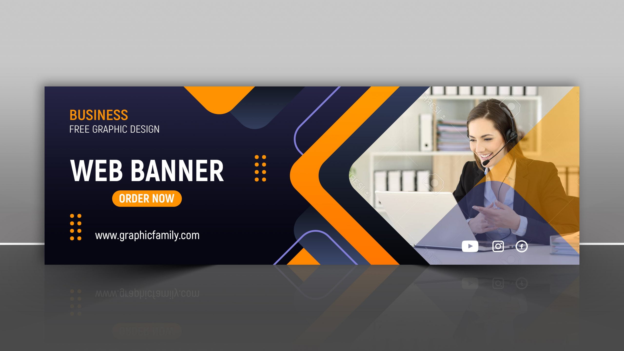 Corporate and Digital Business Marketing Promotion Horizontal Web Banner Design PSD – GraphicsFamily